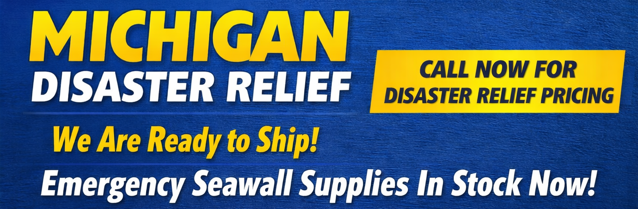Michigan Distaster Relief Seawall Banner